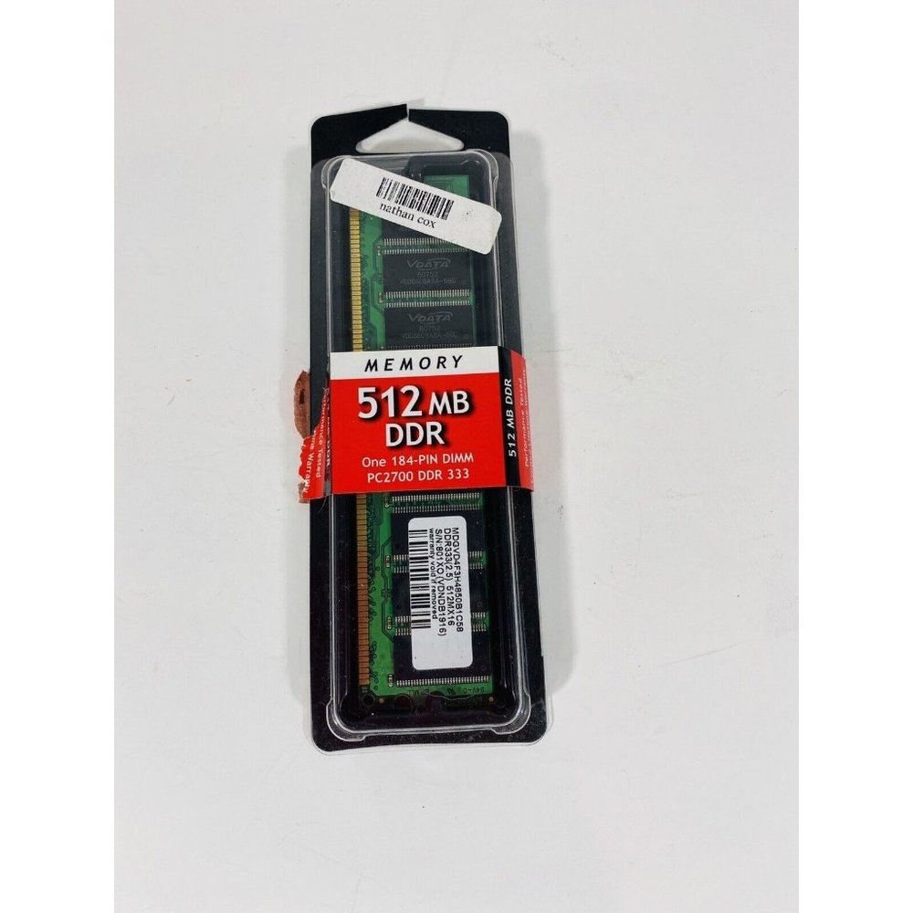 IPSG 512MB DDR 333Mhz PC2700 184 PIN DIMM Laptop Notebook RAM Memory